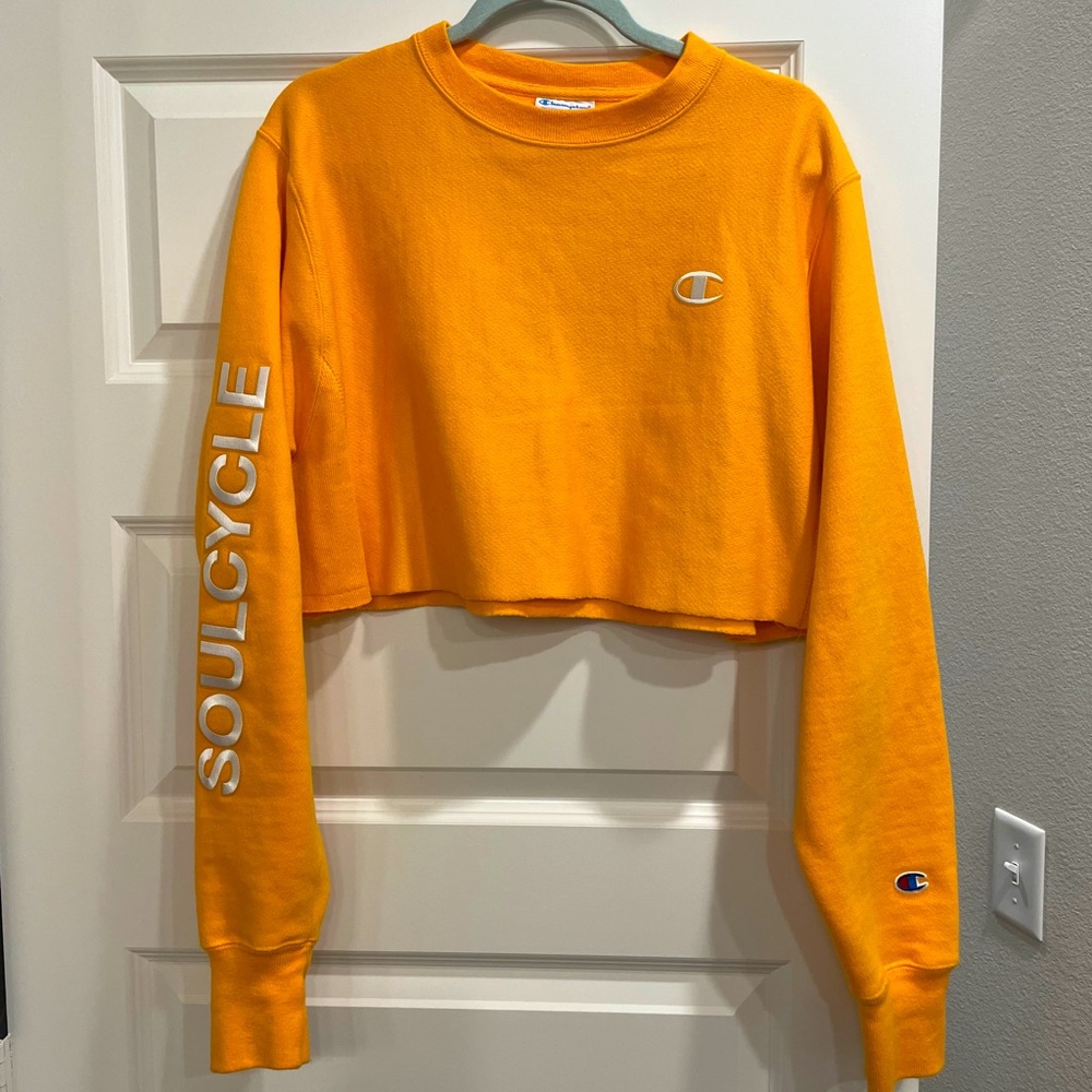 NEW - Champion x SoulCycle Cropped Sweatshirt
